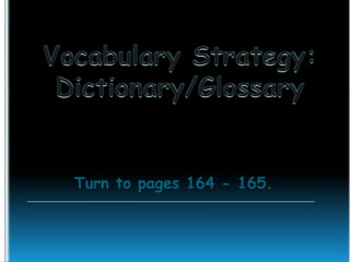 Turn to pages 164 - 165.

 