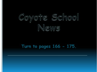 Turn to pages 166 - 175.

 