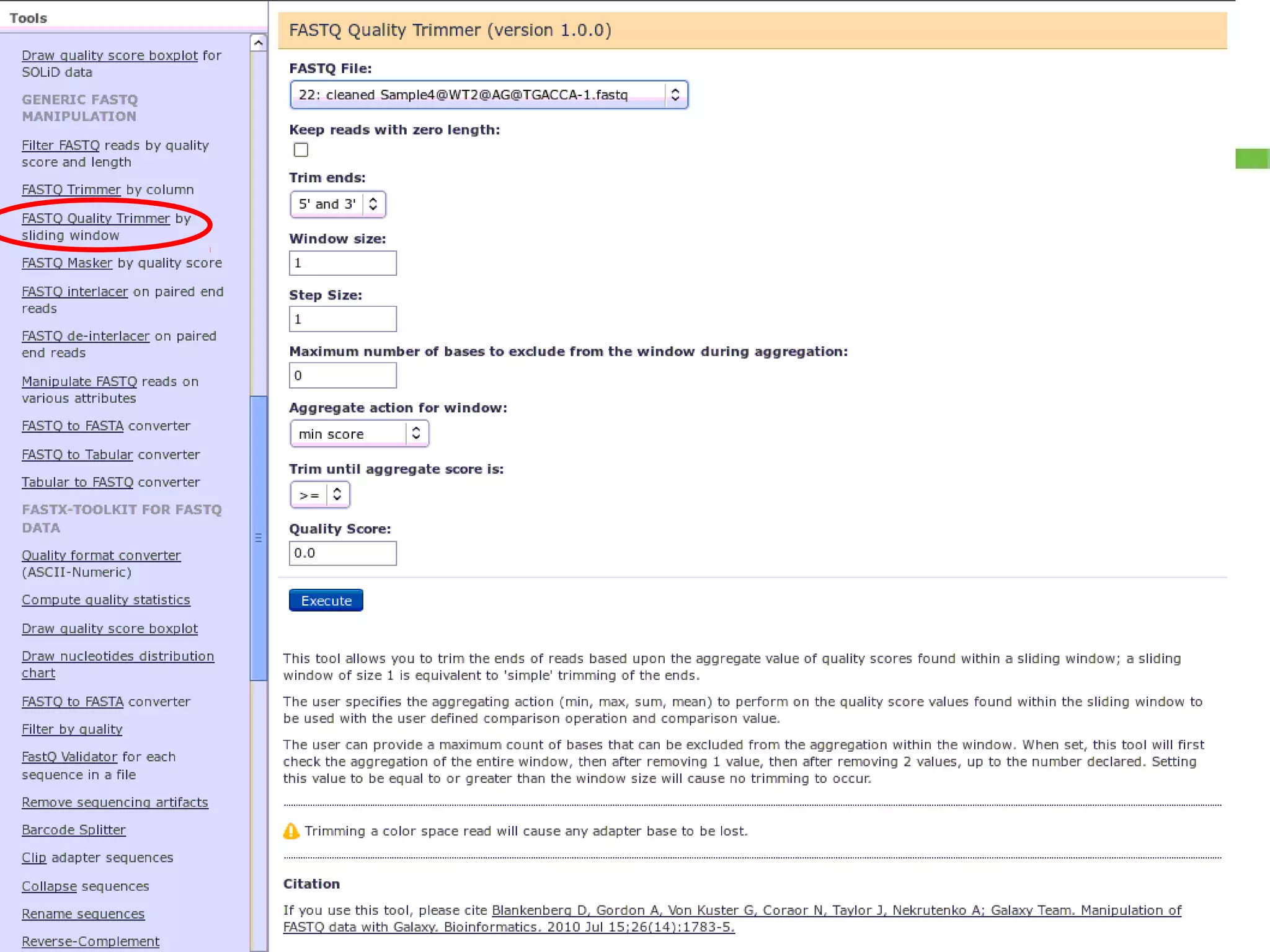 Technical contamination

 