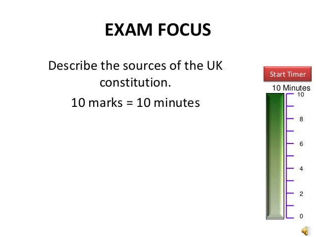 What are the main sources of the U.K. constitution?