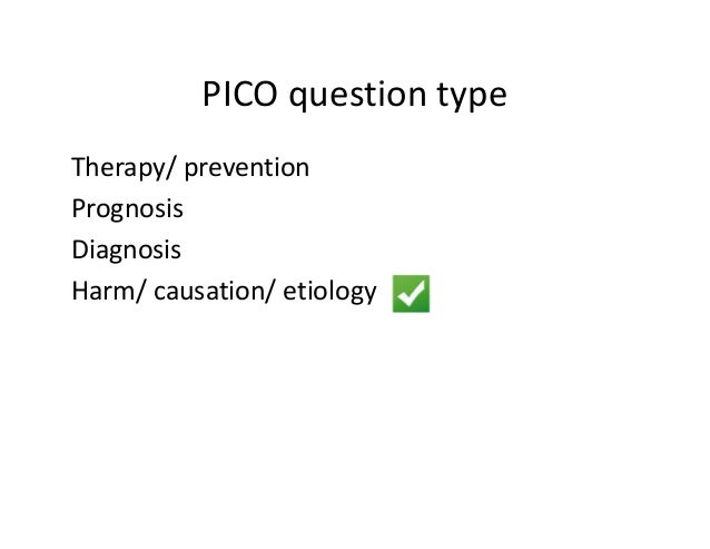 PICO question