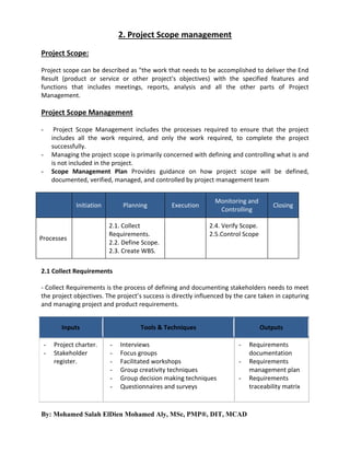 2. project scope management | PDF