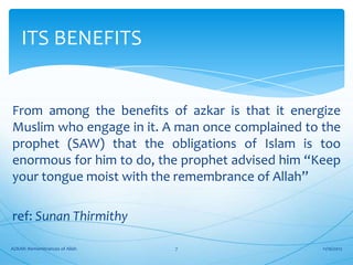 Azkar Project azkar | PPTX
