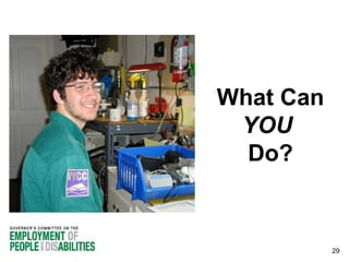 What Can
YOU
Do?

29

 