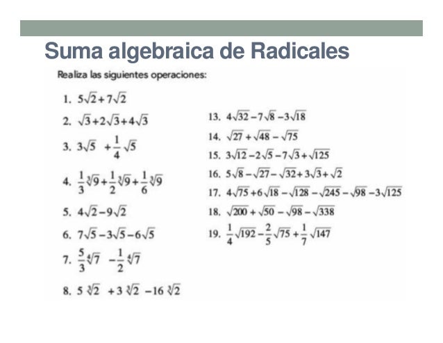 2 Deber Potencias Y Radicales