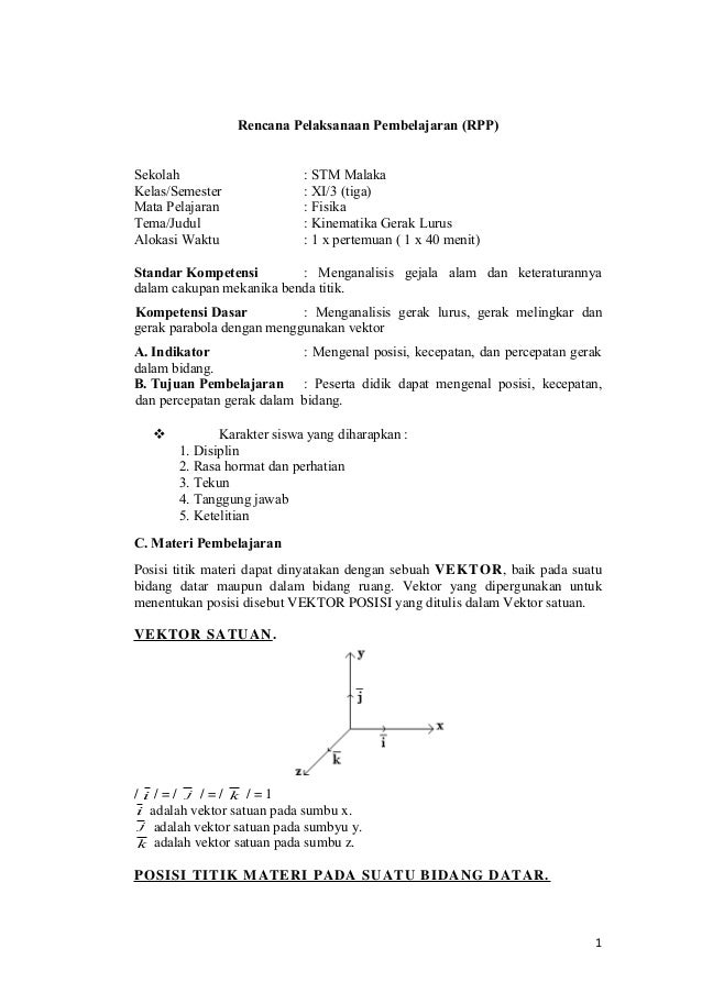 Rpp Kinematika Rpp Kinematika