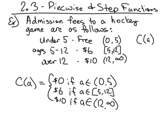 2.3   piecewise and step functions