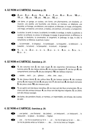 2.1   grammaire progressive du français - intermediare (corrigés)