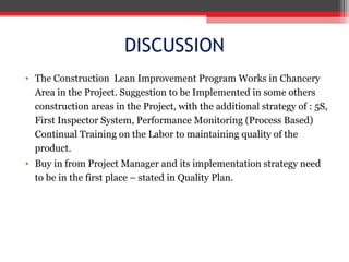 Rework Reduction in Construction Project | PPT