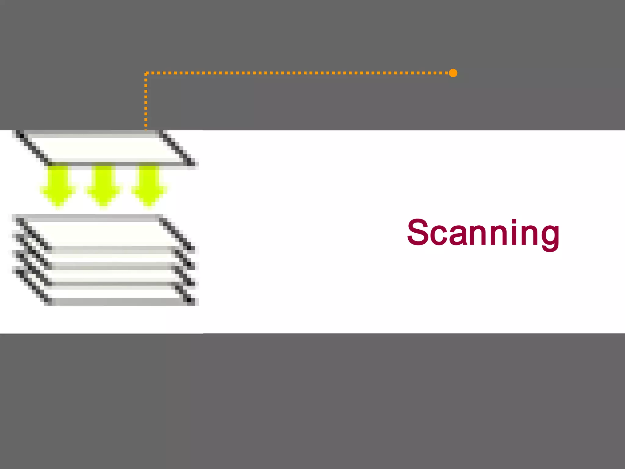 Scanning
 
