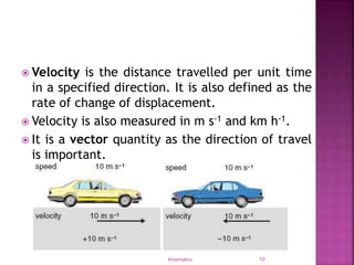 Kinematics | PPTX