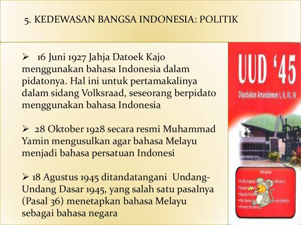 2. sejarah dan perkembangan bahasa indonesia - 2 Sejarah Dan Perkembangan Bahasa InDonesia 8 1024