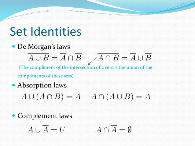 2 2 set operations complement of a set venn diagram