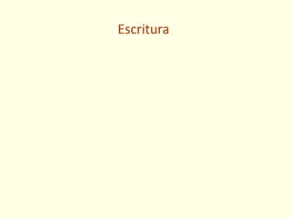 Escritura
 