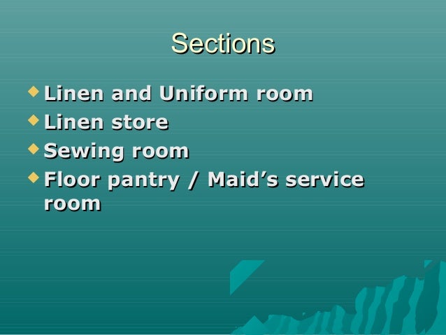 Revised Planning And Organising In Housekeeping