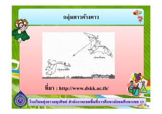 กลุ่มดาวค้างคาว
1313โรงเรียนทุ่งยาวผดุงศิษย์ สํานักงานเขตพืนทีการศึกษามัธยมศึกษาโรงเรียนทุ่งยาวผดุงศิษย์ สํานักงานเขตพืนทีการศึกษามัธยมศึกษาเขตเขต 1313
ทีมา : http://www.dskk.ac.th/
 