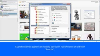 2. agregar o quitar carpetas