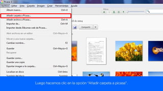 2. agregar o quitar carpetas