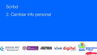 2. cambiar info personal