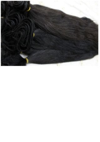 Coarse Hair Weft Bundle, Low luster human hair machine tightly tied weft hair extension