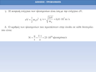 ΑΣΚΗΣΕΙΣ - ΠΡΟΒΛΗΜΑΤΑ
 