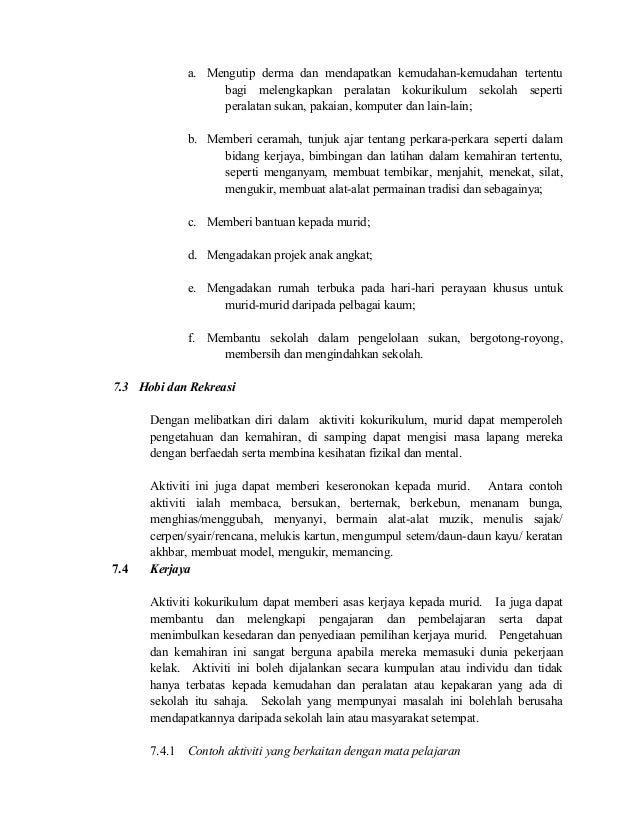 2 Konsepmatlamat Strategi Dan Pelaksanaan Kokurikulum