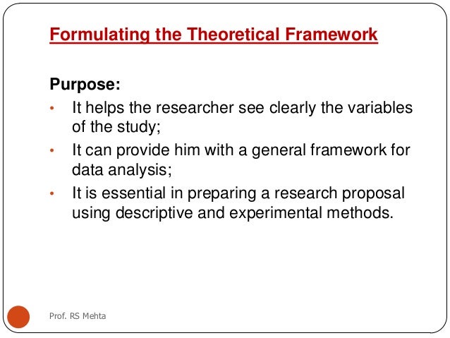 2 theoretical framework