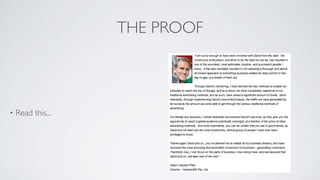 THE PROOF
• Read this...
 