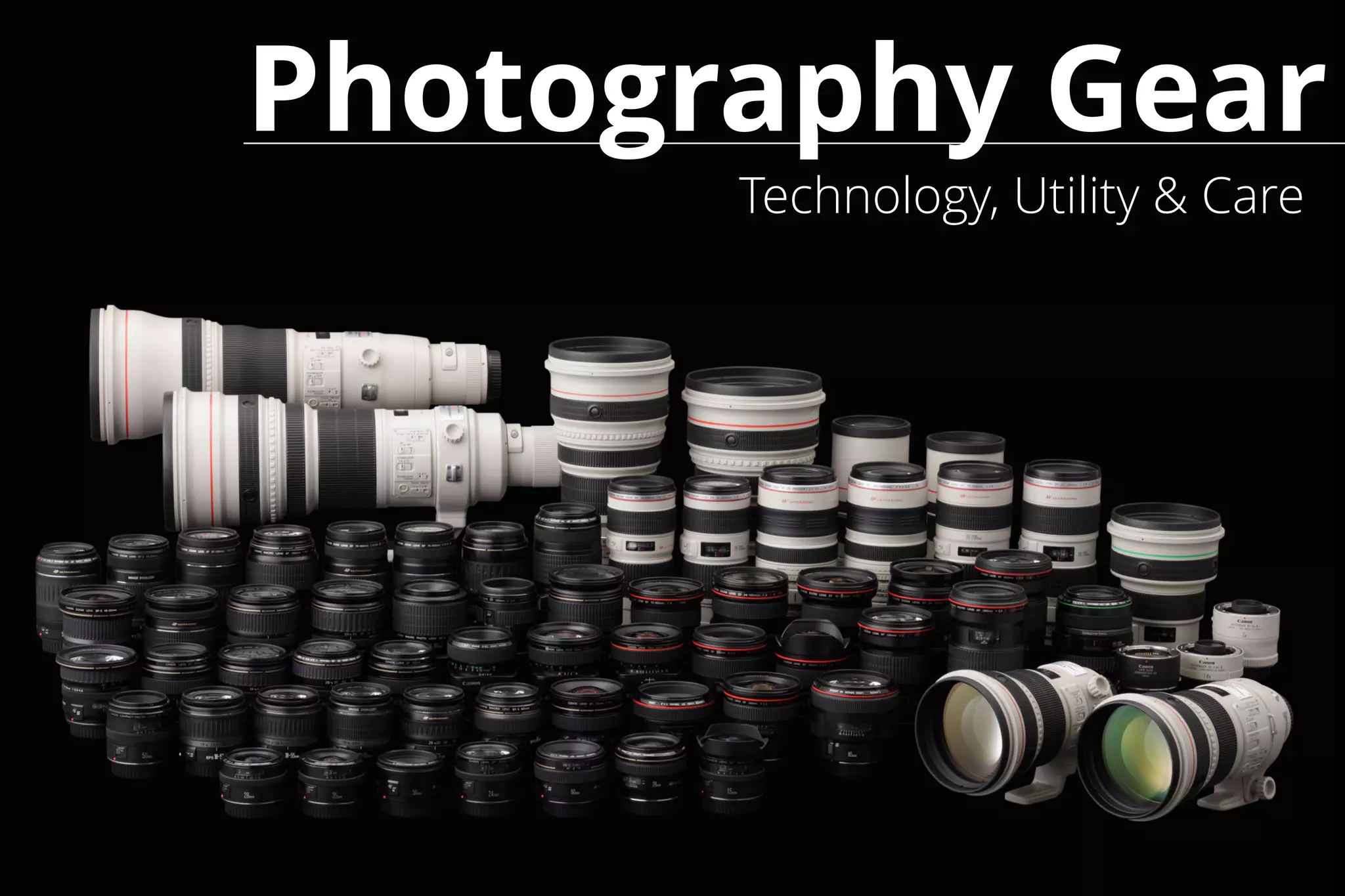 Photography Gear
Technology, Utility & Care