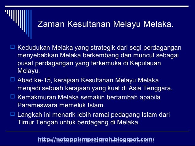 Kesan Kejatuhan Kesultanan Melayu Melaka