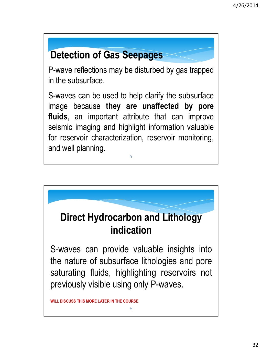 Reservoir Geophysics