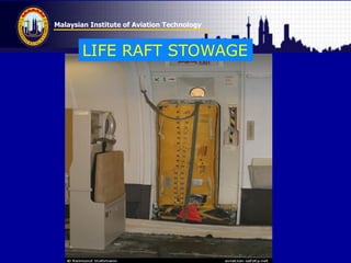 Malaysian Institute of Aviation Technology
LIFE RAFT STOWAGE
 