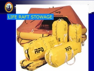 Malaysian Institute of Aviation Technology
LIFE RAFT STOWAGE
 