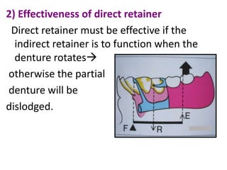 2. principles of designing rpd with special emphsis on support and ...