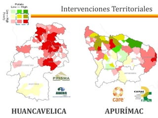 HUANCAVELICA APURÍMAC
Intervenciones Territoriales
 
