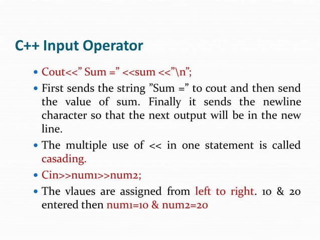 Introduction to cpp | PDF
