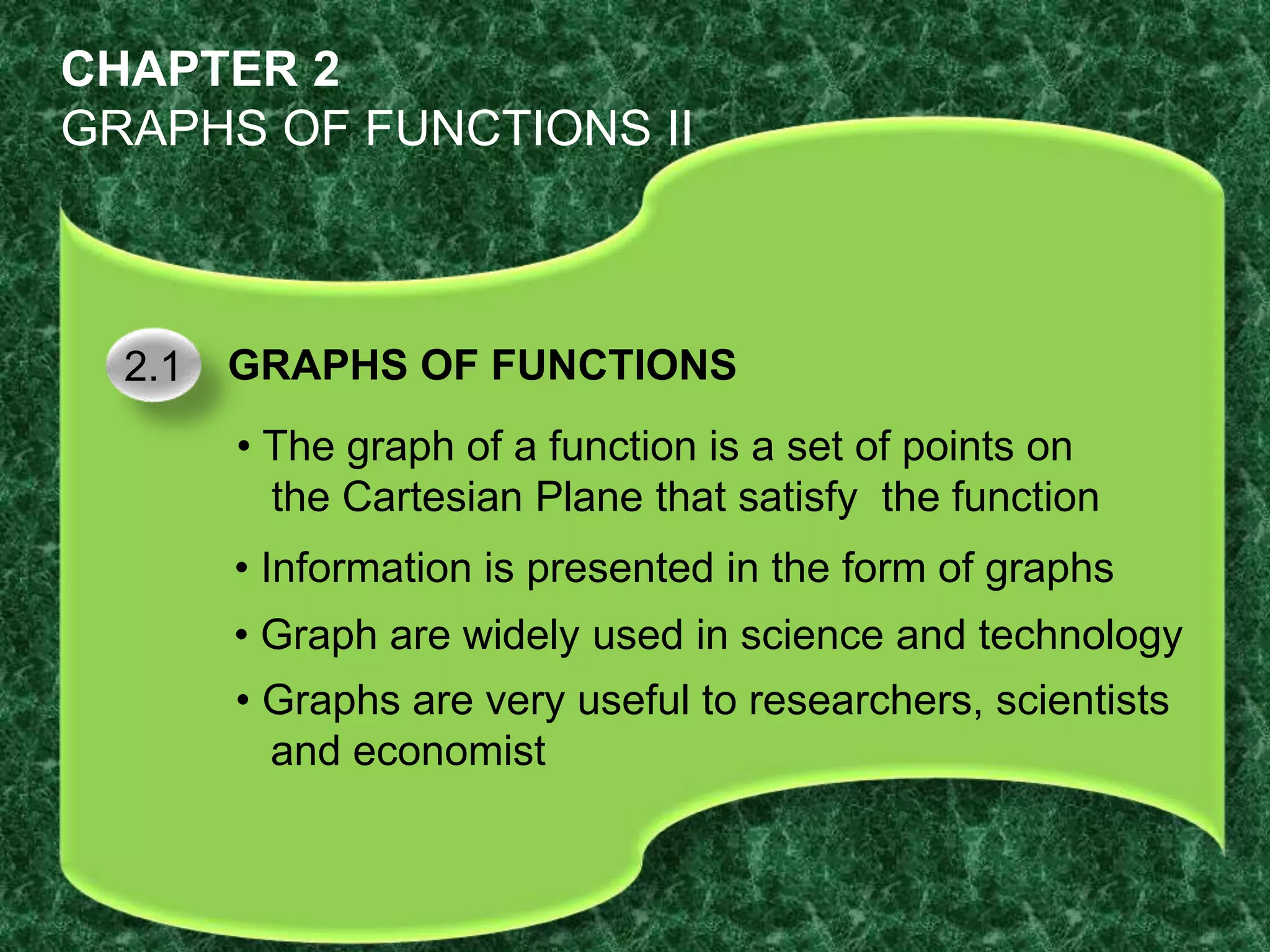 graphs of functions 2 | PPTX