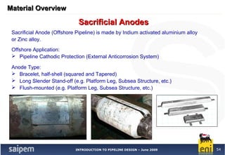 Anode Leg 2. pipeline materials overview | PPT | Physics | Science