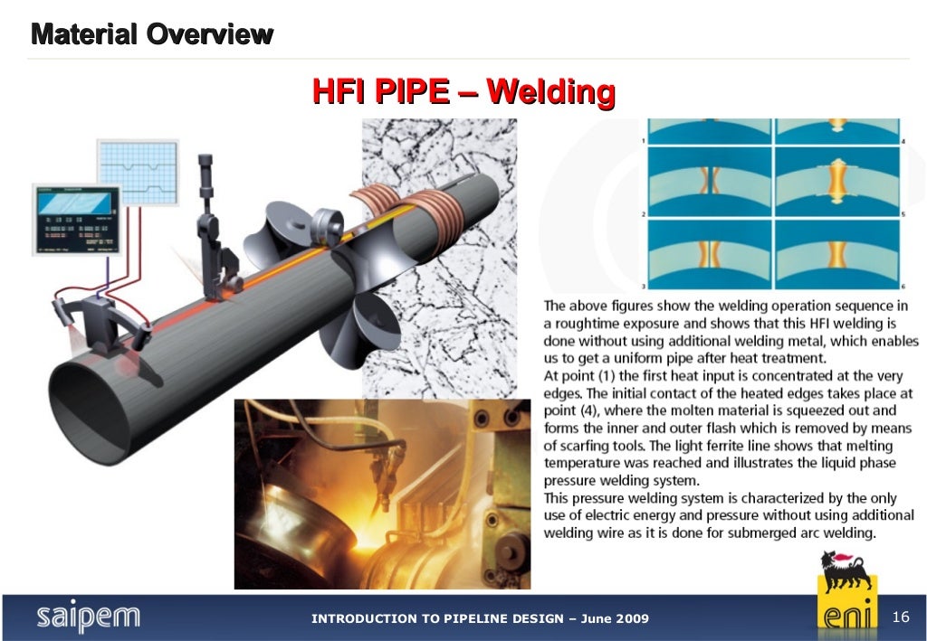 2. pipeline materials overview