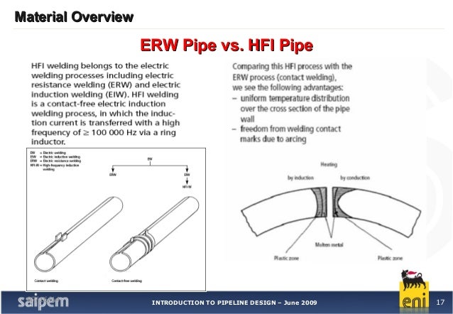 2. pipeline materials overview