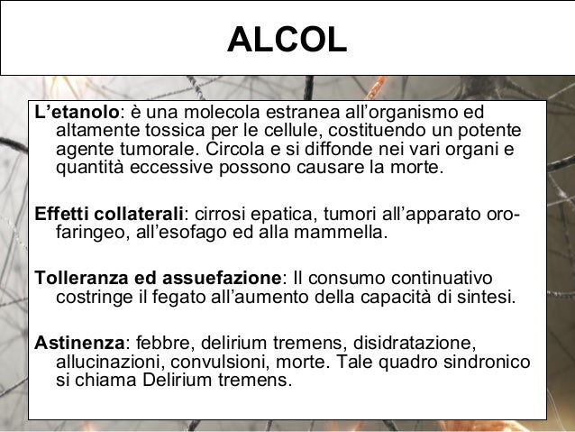 Risposte di trattamento dipnosi di alcolismo
