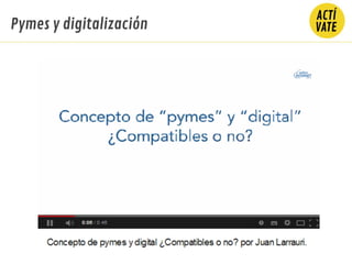 Pymes y digitalización
 