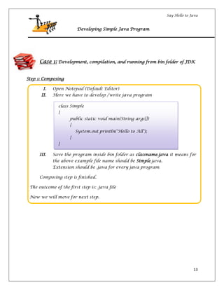 Introduction to java | PDF | Operating Systems | Computer Software and ...