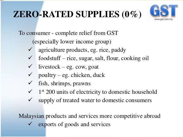 The Implementation of Goods and Service Tax (GST) Malaysia