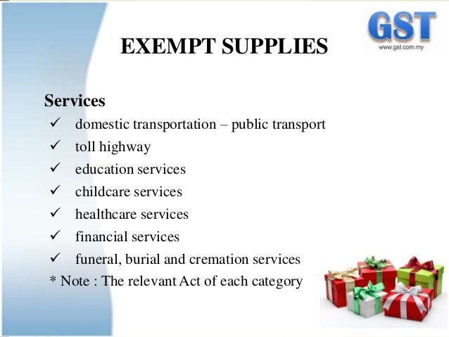 The Implementation of Goods and Service Tax (GST) Malaysia