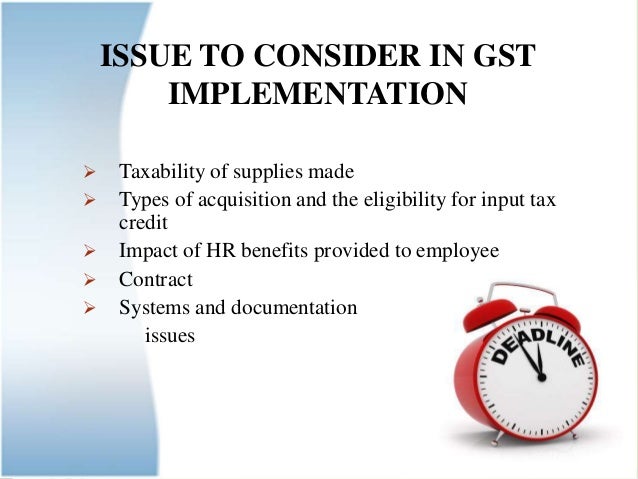 implement GST in Business.