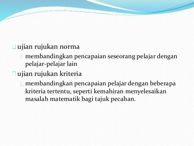 2. jenis ujian dan penilaian