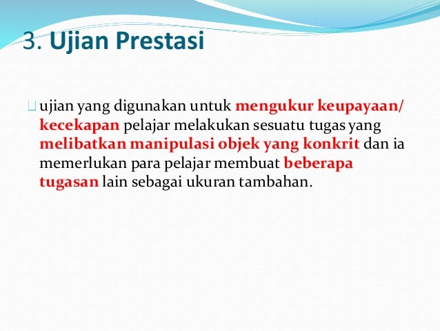 2 Jenis Ujian Dan Penilaian
