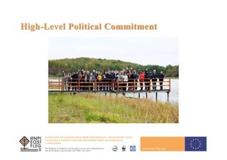 9
High-Level Political Commitment
 