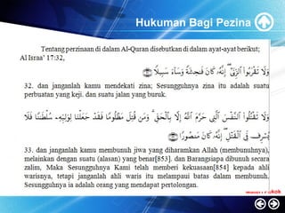 Hukuman Bagi Pezina
Materi Pokok
 